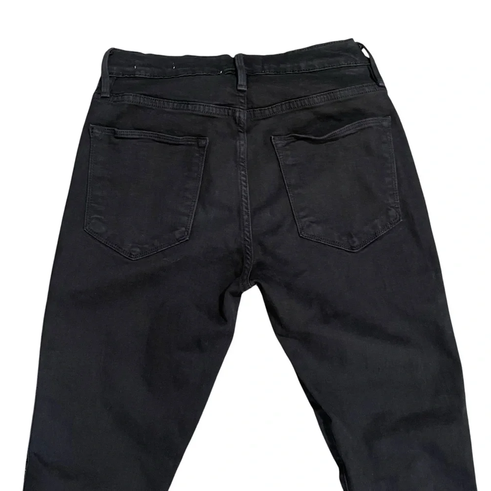 FRAME Le High Straight Glitter Stripe Jeans‎ Size 25 - Picture 9 of 15